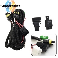 【SWTF】H11 Fog Light Wiring Harness Socket With LED Indicator Switch + Automotive Relay