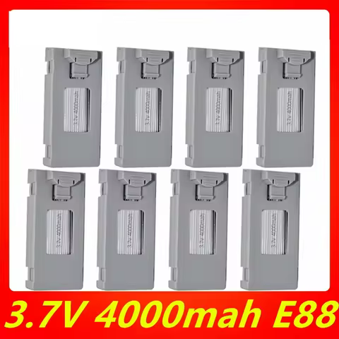 FOR E88 e88S 3.7V 4000mAh For E99 E99S RC Drone Battery Stable UAV Battery For E525 E99 E99PRO P1 P5