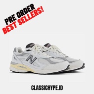 NEW BALANCE TEDDY SANTIS X 990 V3 MADE IN USA SEA SALT