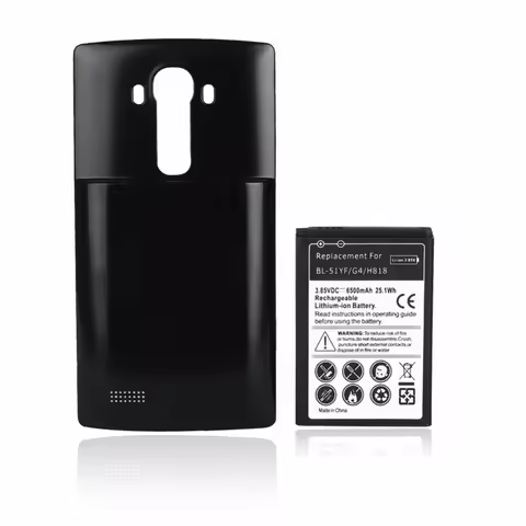 1x 6500mAh BL-51YF Extended Battery + Back Cover For LG G4 H818/N VS999 F500 F500S F500K F500L H815