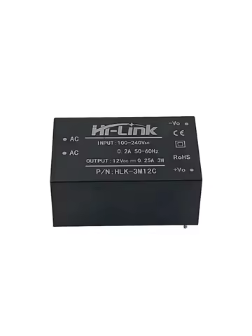 Hilink New 220V to 3.3V 5V 9V 12V 15V 24V 3W C Series AC DC Built-in EMC Circuit Isolated Power Supp