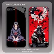 HK-5 Anime UchihaGlass KACA Casing for OPPO Realme A3S A5 A12E C2s C2 C1