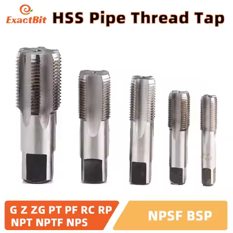 HSS Pipe Tap 1/16 1/8 1/4 3/8 1/2 3/4 1.1/4 1.1/2 1inch 2inch Metric Screw Tap Thread Tools G ZG Z R