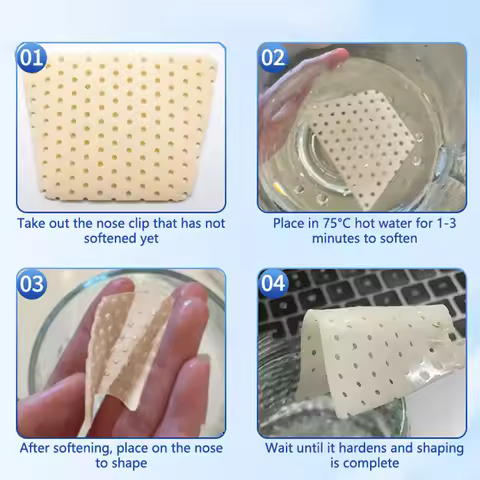 Low Temperature Thermoplastic Nose Splint Nose Job Rhinoplasty Splint Ortho Immobilized Thermoplasti