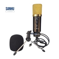 USB Microphone Condenser Microphone for Recording Voice Voice-Over Streaming Media Broadcast and Live Video