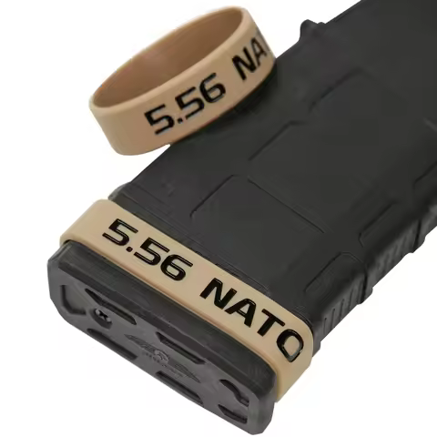 6/12 Pack Magazine Marking Band for 5.56 Nato 300 Blackout Magazine Marking Rubber Band Muti-Colors 