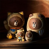 Line Friends Meets Urdu 善心 全球限量300隻 Brown熊大 招財貓 達摩 全新未開 香港限定