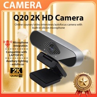 Q20 Computer camera PRO 2K Ultra Sharp Laptop Webcam Smooth Premium 30FPS Video Camera For Livestrea
