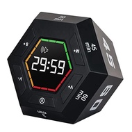 1 Piece Pomodoro Timer Productivity Timer Black Plastic Time Management Tool 3 5 15 30 45 60 Minute
