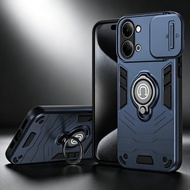 Camera Slide Case Ring Stand For VIVO Y05 Y11D Mobile Phone To Open The