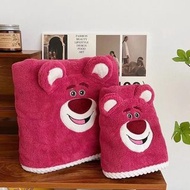 草莓熊抱哥系列超吸水速乾浴巾毛巾套組