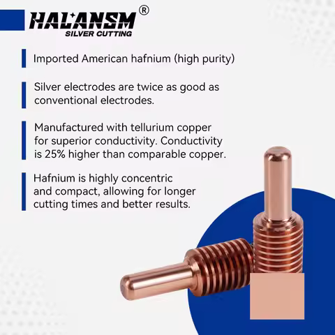 Imported copper hafnium wire plasma cutting electrode 220842 nozzle 220990 220816 220819 220941 2209