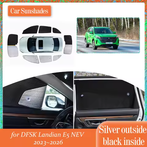 Car SunShade for DFSK Landian E5 NEV 2023~2026 2024 Roof Windows Sun Visor Side Windshield Curtain C