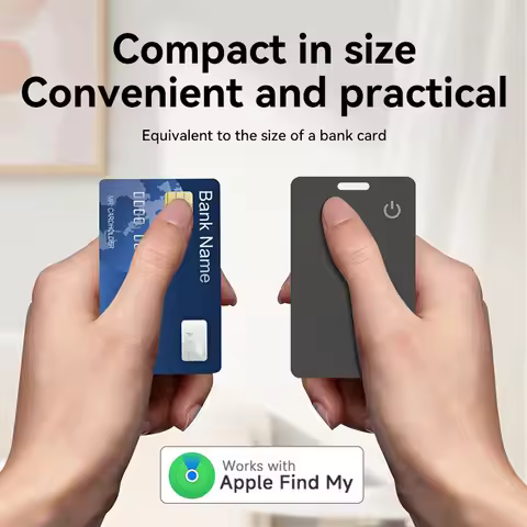 Anti-loss Card GPS Tracking Smart Location Tag IP68 Waterproof Wireless Charging Slim for Wallet Key