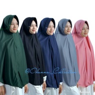 Hijab Instant Khimar Jilbab Instan Super Jumbo Bukan Rabbani / Kerudung Super Jumbo Bahan Kaos Size 