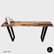 A378. Chengal Emas Solid Wood Bar Table / Console Table