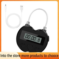 【lezheng】Smart Time Lock LCD Display Time Lock Multifunction Travel Electronic Timer, Waterproof USB