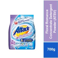 ATTACK Detergent Plus Softener Floral Romance Concentrate Detergent Powder (ATSV) - 700g