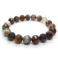 Faceted Botswana Agate Crystal Bracelet - Natural & Crystal Shop