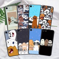 OPPO A57 4G 2022 A57S A57E A77 A77S 4G A55 A53s A77 5G B376 We Bare Bears cool Soft Silicone Phone Case