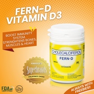 Fern-D (Vitamin D3 Cholecalciferol) Essential Vitamins I Always with Freebies!