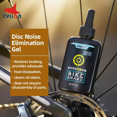 CYLION Bicycle Disc Brake Cleaner Gel Fast Eliminate Brake Noise For Motorcycle/E-Bike/Road Bicycle/
