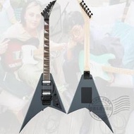 Jackson傑克遜JS系列Rhoads JS32啞光灰色磨砂黑色叉子燕尾電吉他【葡東樂器】
