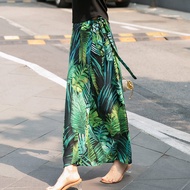 Summer 2023 New Style Chiffon Wrap Skirt High Waist Bicycle Sunscreen Beach Dress One Piece French S