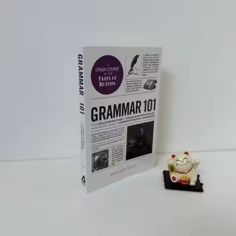 Grammar 101:a Crash Course in The Essentials of Grammar Paperback Book in English