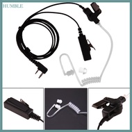 humb Portable Walkie Talkies Earpiece with Mic 2 Pin AcousticTube for  TYT UV-5R BF-888S CB Radio