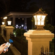 Solar Pillar Light Villa Fence Gate Pillar Light Rural Outdoor Fence Light Solar Outdoor Landscape G