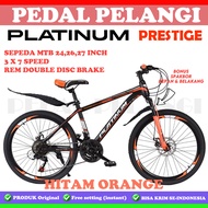 Sepeda gunung MTB 24 26 27.5 Inch PLATINUM Prestige Velg Tinggi Double disc brake