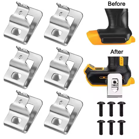 6PCS Belt Clip Hook for Dewalt 20V Drill Driver N268241 N169778 N086039 DCD980 DCD985 Power Tools Ac