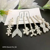 Pearl ladies hairclip 珍珠淑女发夹边夹