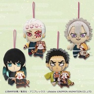 全新 日本直送 Rascal 小浣熊拉斯卡爾毛公仔 正版 景品 吊飾 掛飾 鬼滅之刃 音柱 宇髓天元 Crossover Soft Toys Doll Plush Japan Furyu