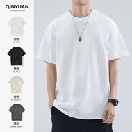 Oversized T-Shirt 300GSM Heavy Cotton Plain Oversized T-Shirt Loose Fit Plain Streetwear