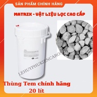 "Hoàn tiền đến 10%" SEACHEM MATRIX - Pond Matrix (Thùng 20 Lít) [Tem Sicavi] - Vật Liệu Lọc Cao Cấp 