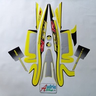 Yamaha F1ZR Caltex edition Yellow Motorcycle Striping Sticker