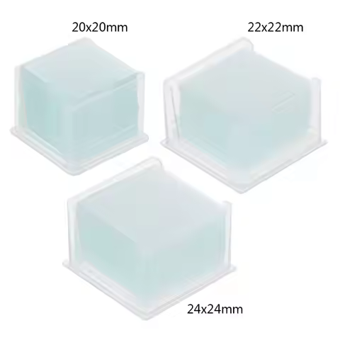 Coverslip Slides Lab Supplies Square Microscope Cover Glass Set School Education Lab Replacement Too