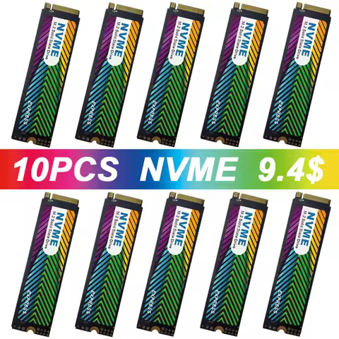10PCS NVMe PCIe SSD 128GB SSD 256GB PCIe 2280 for Gaming Gamers DIY Steam Deck Ps5 PC Laptop 512G B1