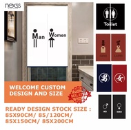 Door Curtain Toilet Icon Design Door Curtain Fabric Partition Curtain NEXSS