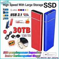 Portable Laptop SSD External SSD External SSD 30TB External SSD with 4TB Capacity USB 3.1 C Made of 