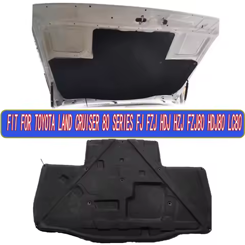 Car Engine Soundproof Cotton with Buckle Fit for Toyota Land Cruiser 80 Series FJ FZJ HDJ HZJ FZJ80 