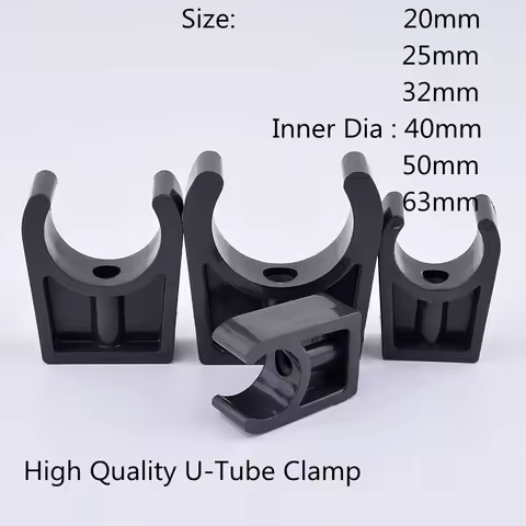 2-20pcs Hi-Quality UPVC 20 25 32 40 50 63mm Water Pipe Clamp PVC PPR Pipe Support Garden Irrigation