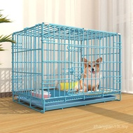 Bold Foldable Dog Cage Iron Cage Indoor Small Dog Dog Cage Transport Cage Large Dog Kennel Pet Cage 