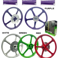 AR80 SPORT RIM CUSTOM PNP EX5 14/14-18 FULL COP WHITE / GOLD / PURPLE / GREEN / RED