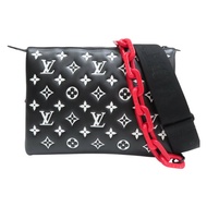 黑色 原花 羊革 Coussin PM 肩背包【LOUIS VUITTON LV 路易威登】 M59398