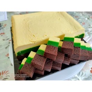 Kek Lapis Lumut Cheese