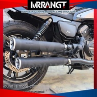 QJMOTOR SRV600 Modified Exhaust Pipe King Cobra Exhaust Pipe SRV600 Left RIght Exhaust Motorcycle
