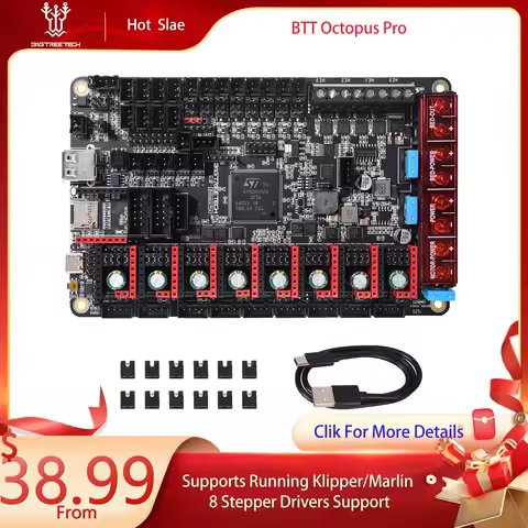 BIGTREETECH Octopus Pro V1.0/1 BTT Motherboard Klipper 3D Printer Accessories TMC2209 TMC5160 Pro En